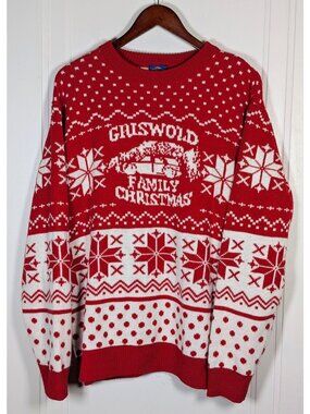 National Lampoons Christmas Vacation Griswold Family Sweater Size XL Adult Party